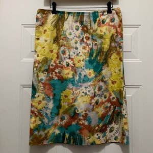 3/$15 Sunny leigh size 10 floral skirt